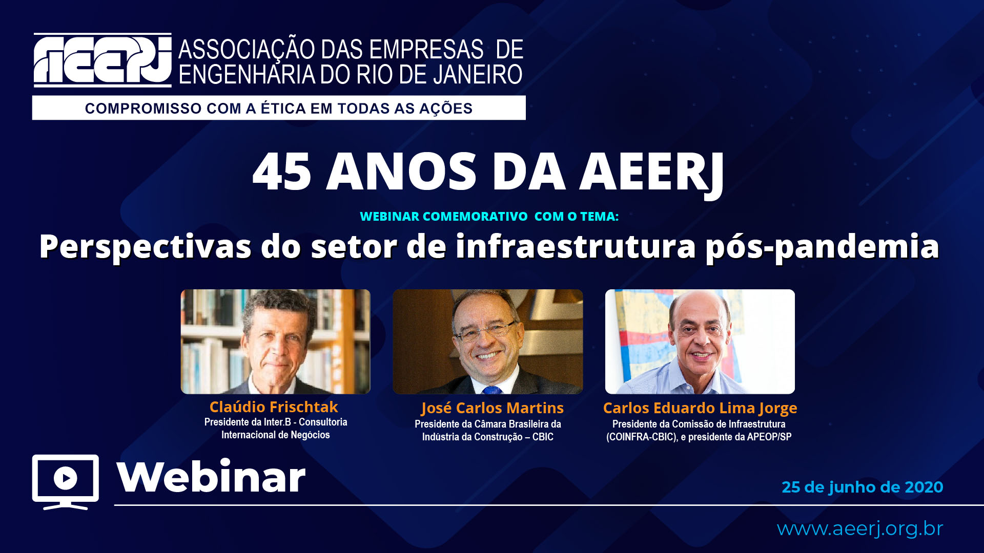 45 anos da AEERJ: Perspectiva do Setor de Infraestrutura Pós-Pandemia